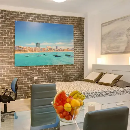 Beach Studio Apartment Canteras Las Palmas de Gran Canaria Exterior photo